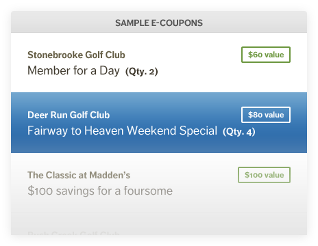 Sample E-Coupons